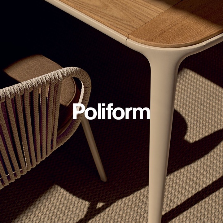Outdoor Collection від Poliform: стіл Henry та крісло Marina